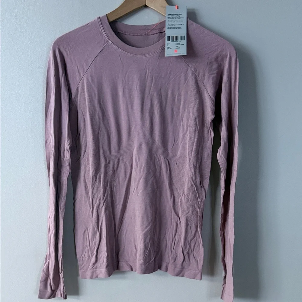 NEW Sweaty Betty Glisten Long Sleeve Workout Top - Picture 1 of 5